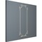 Ekena Millwork 28-in. W x 72-in. H Tirana Panel Moulding Kit Single Panel PMLKTI28X72A - alternate 2